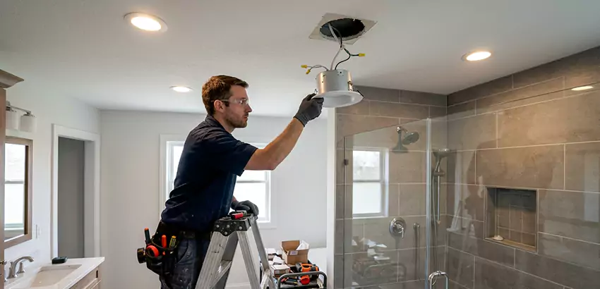 Bathroom and Shower Recessed Lighting Installation in Antioch